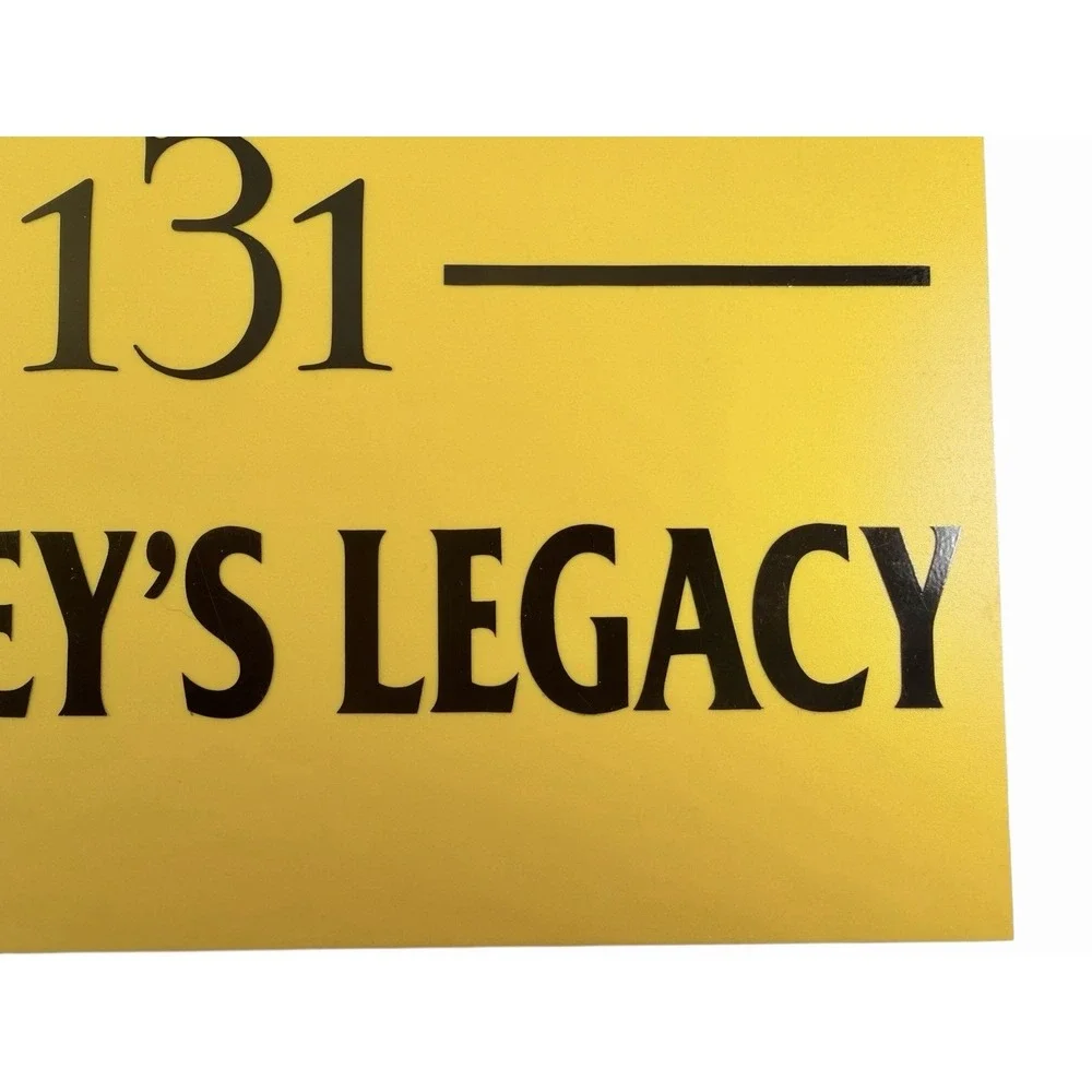 Preakness 131 Greeley's Legacy Horse Stall Sign Unique Collectable Pimlico